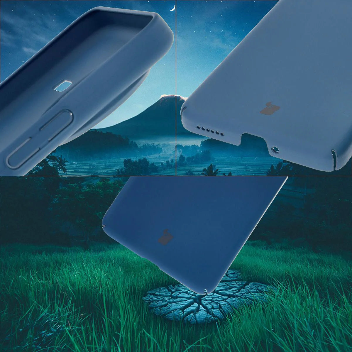 Handyhülle für Xiaomi Poco F7 Pro, Bizon Case Lupka, Blau