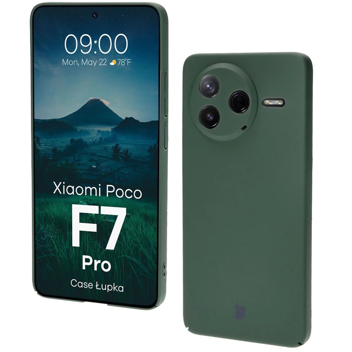 Handyhülle für Xiaomi Poco F7 Pro, Bizon Case Lupka, Grün