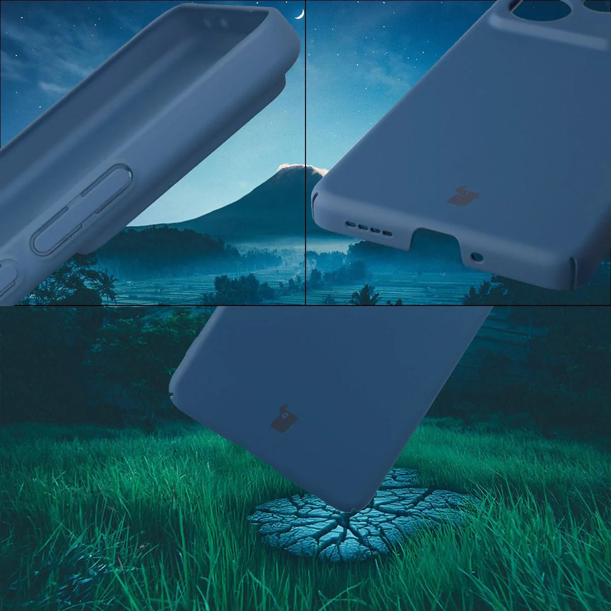 Handyhülle für Realme GT 7 / 7T, Bizon Case Lupka, Blau