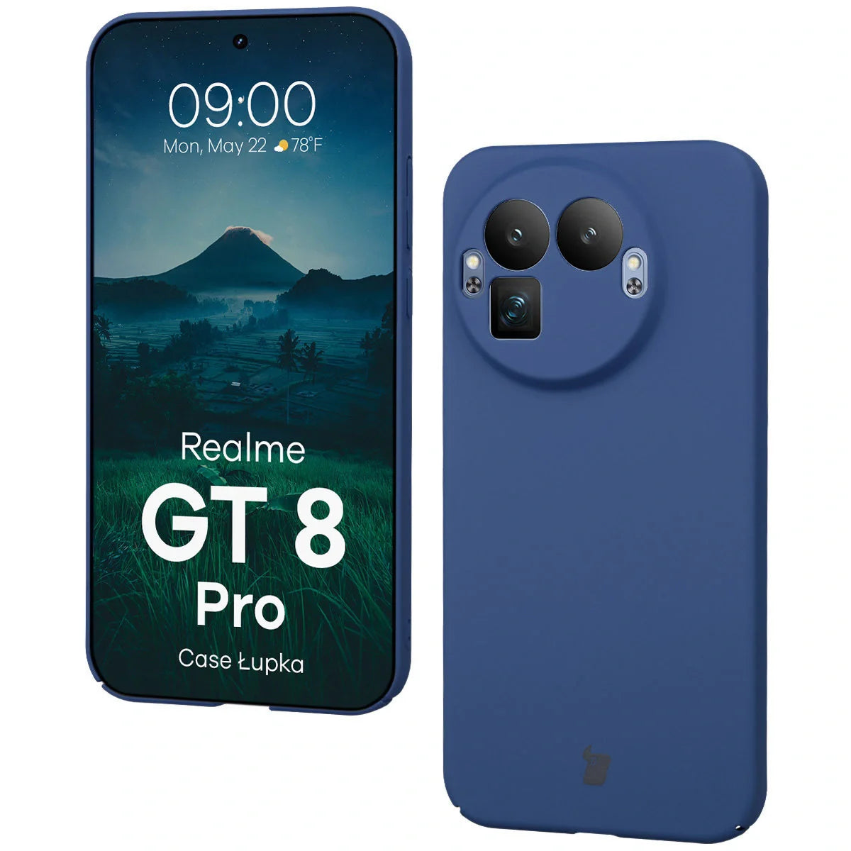 Handyhülle für Realme GT 8 Pro, Bizon Case Lupka, Blau
