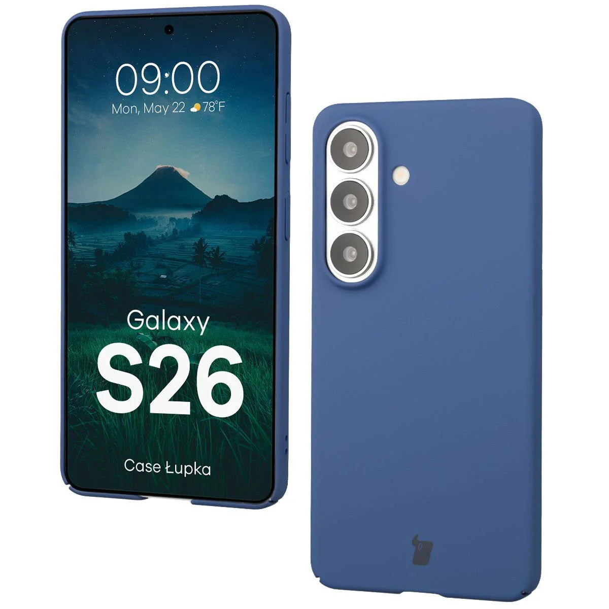 Handyhülle für Galaxy S26, Bizon Case Lupka, Blau