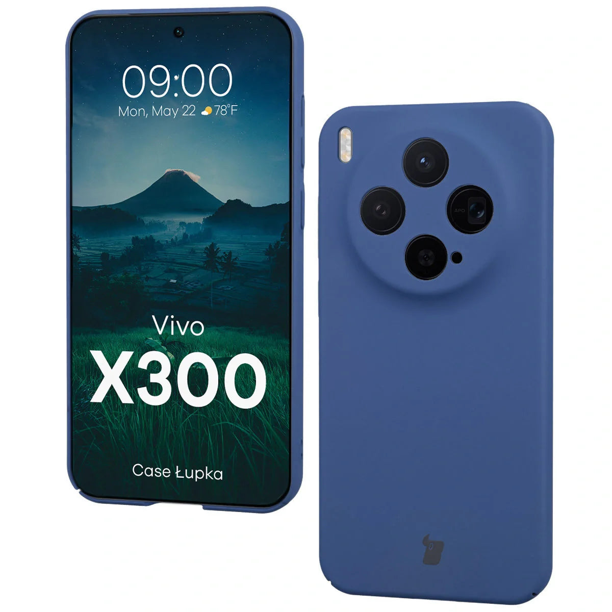 Handyhülle für Vivo X300, Bizon Case Lupka, Blau