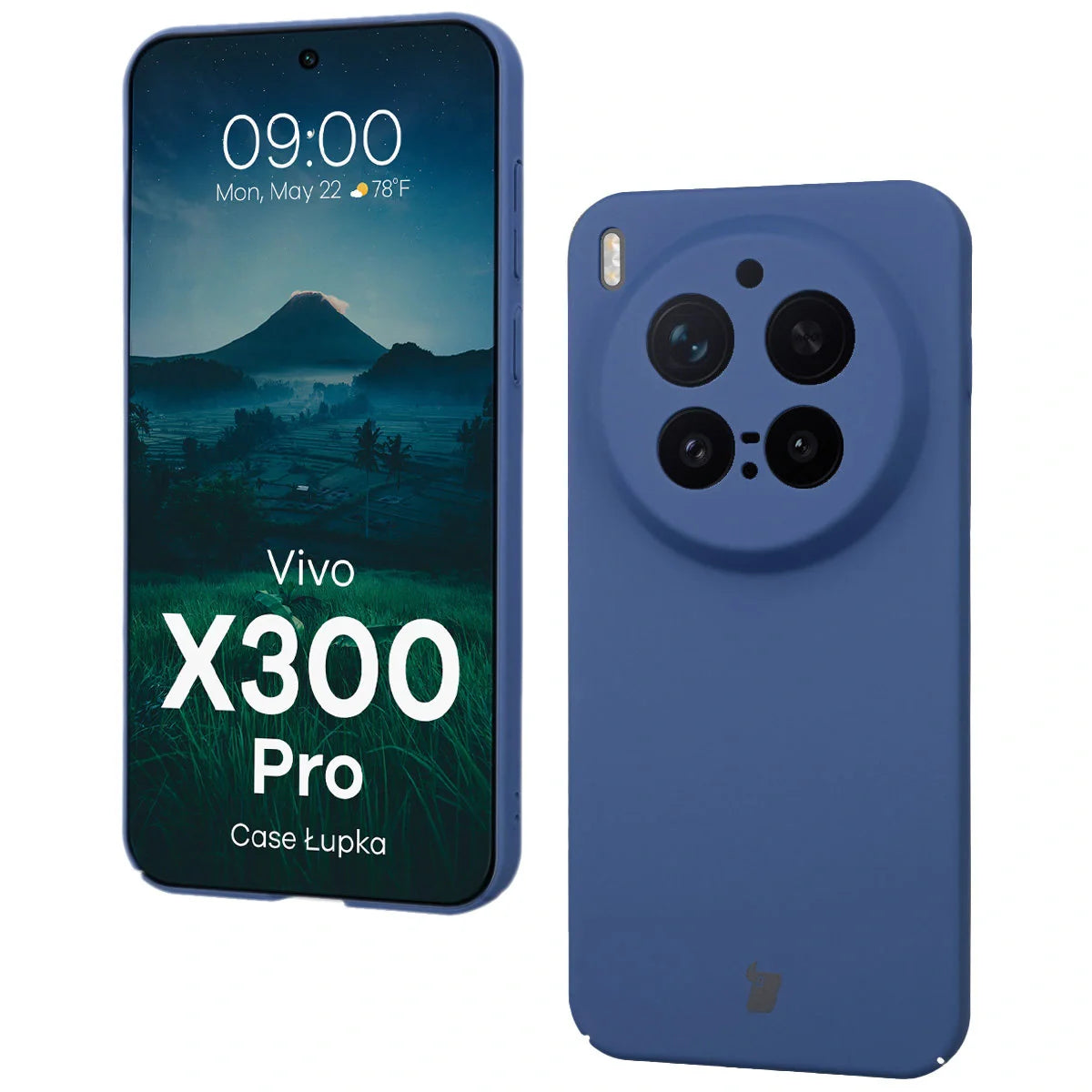 Handyhülle für Vivo X300 Pro, Bizon Case Lupka, Blau
