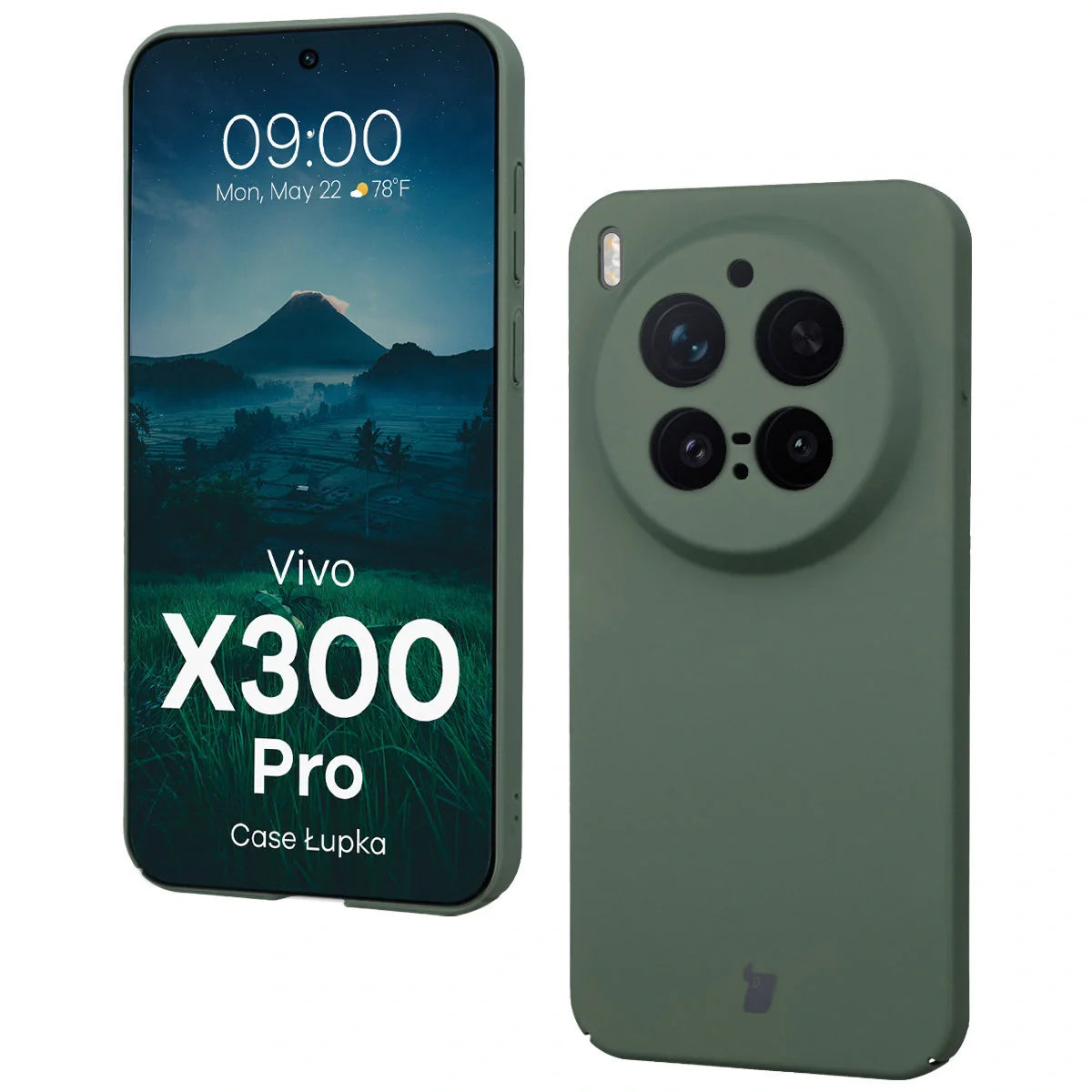 Handyhülle für Vivo X300 Pro, Bizon Case Lupka, Grün
