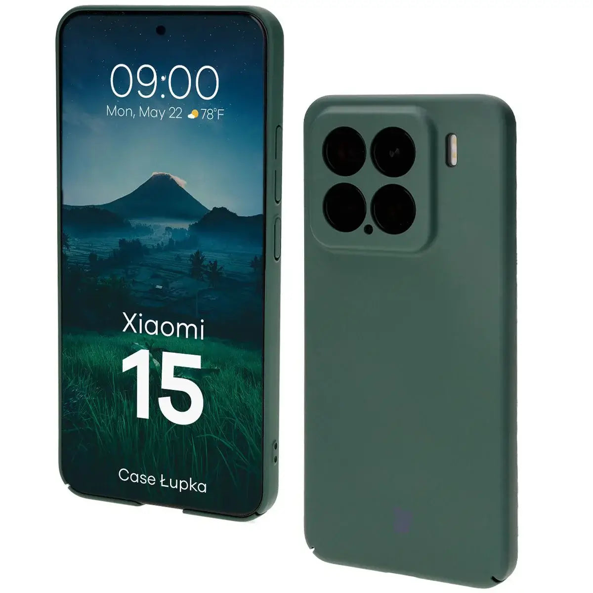 Handyhülle für Xiaomi 15, Bizon Case Lupka, Grün