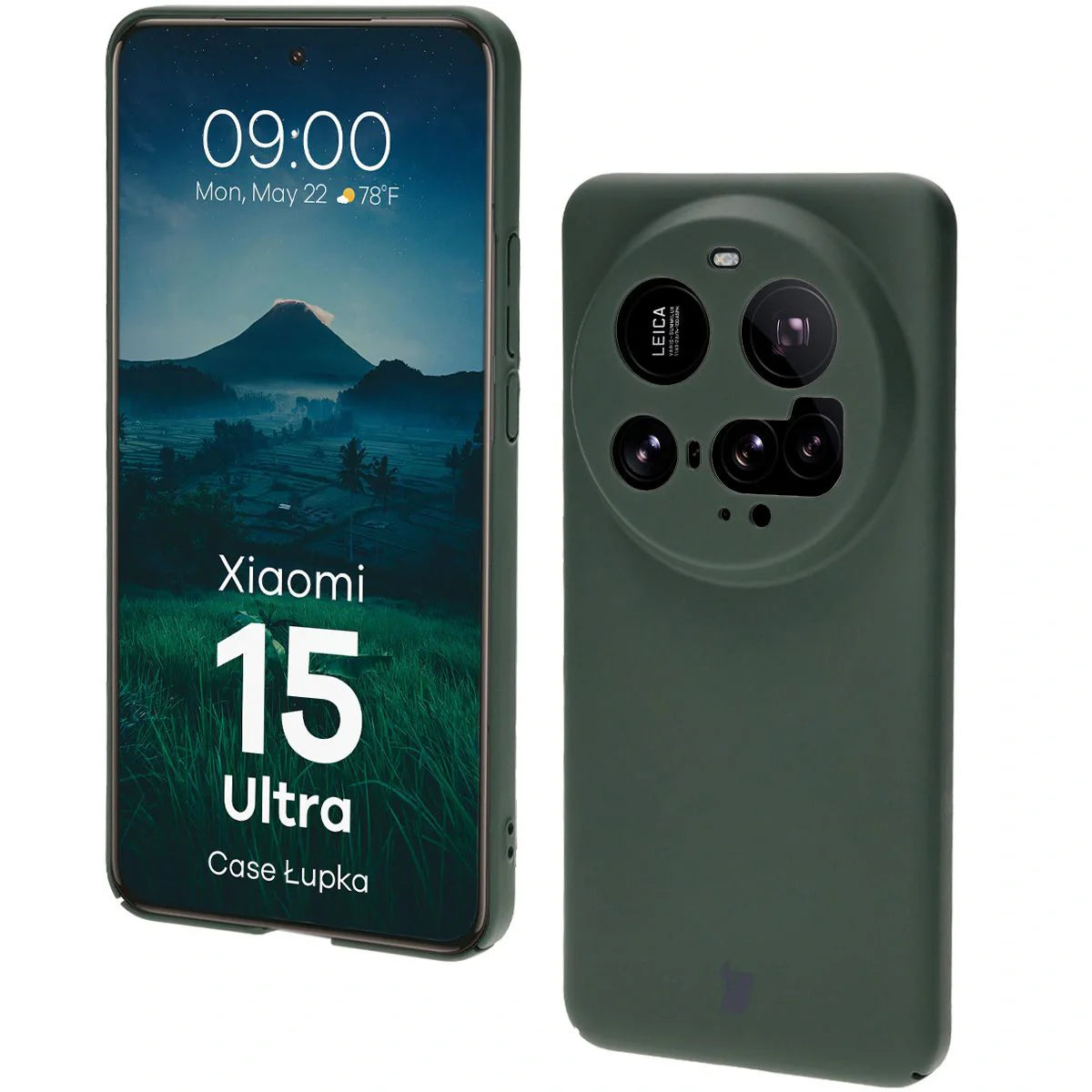 Handyhülle für Xiaomi 15 Ultra, Bizon Case Lupka, Grün