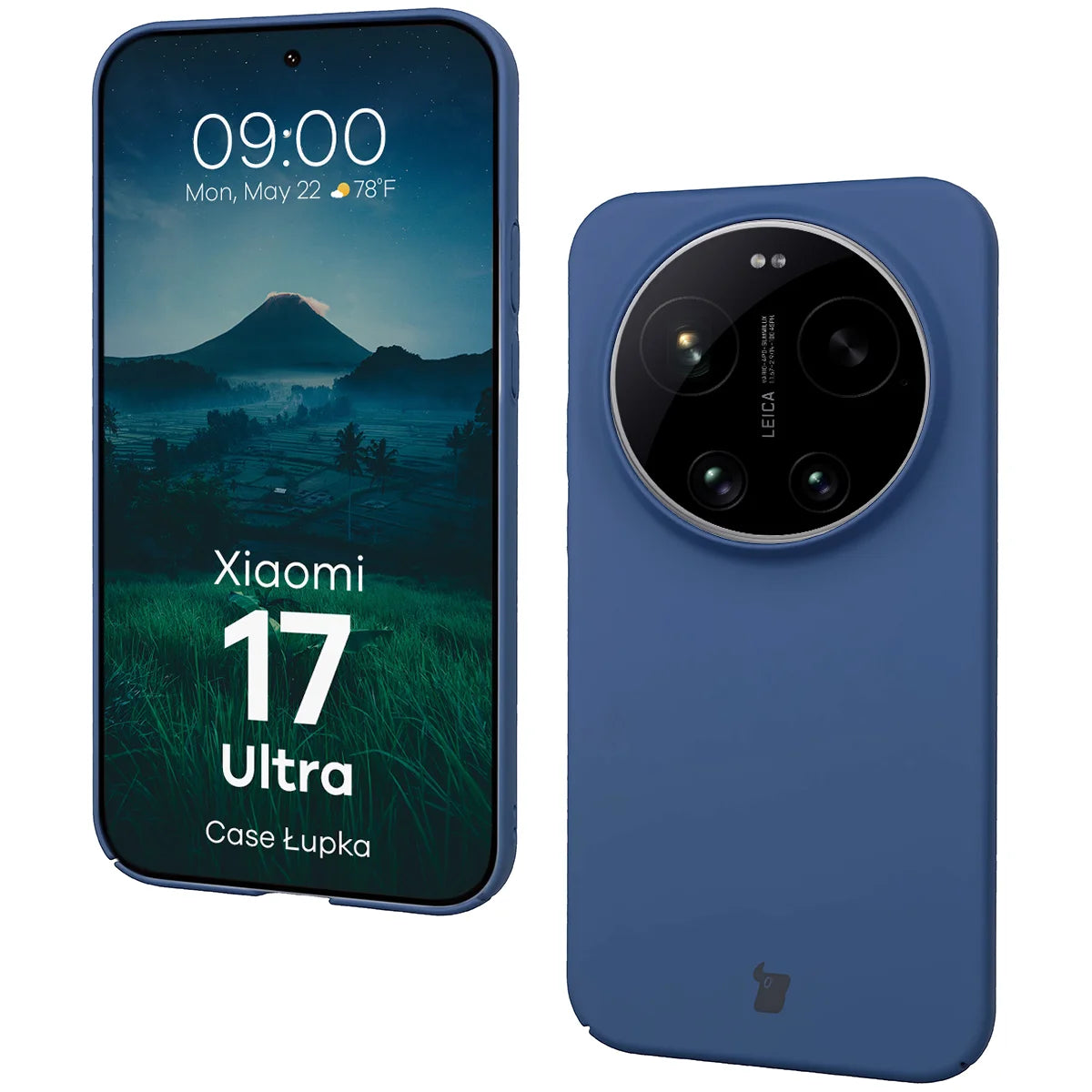 Handyhülle für Xiaomi 17 Ultra, Bizon Case Lupka, Blau