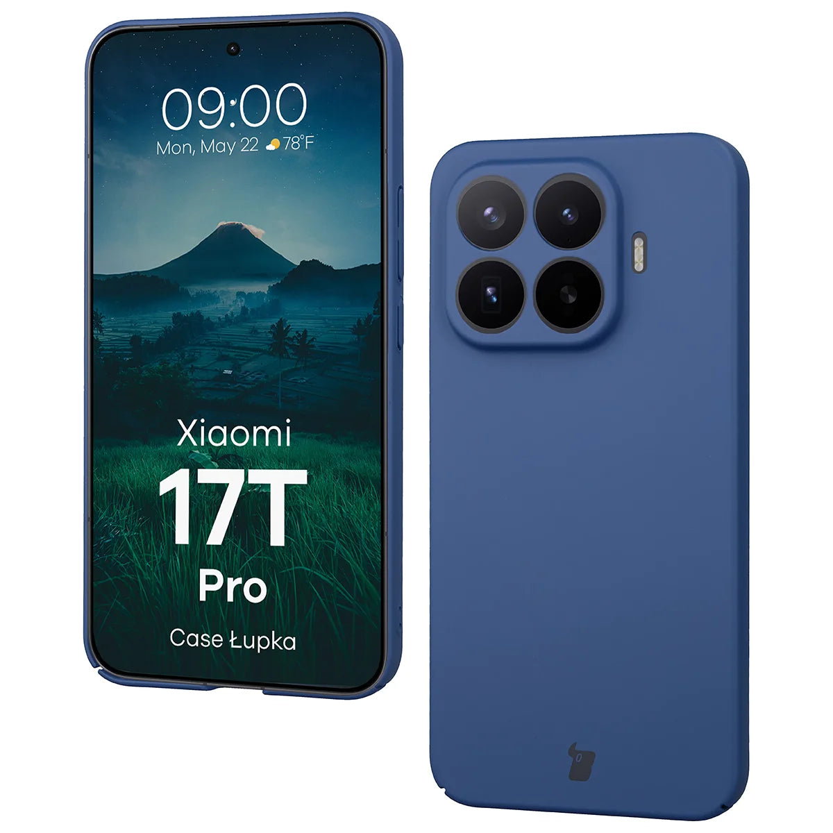 Handyhülle für Xiaomi 17T Pro, Bizon Case Lupka, Blau