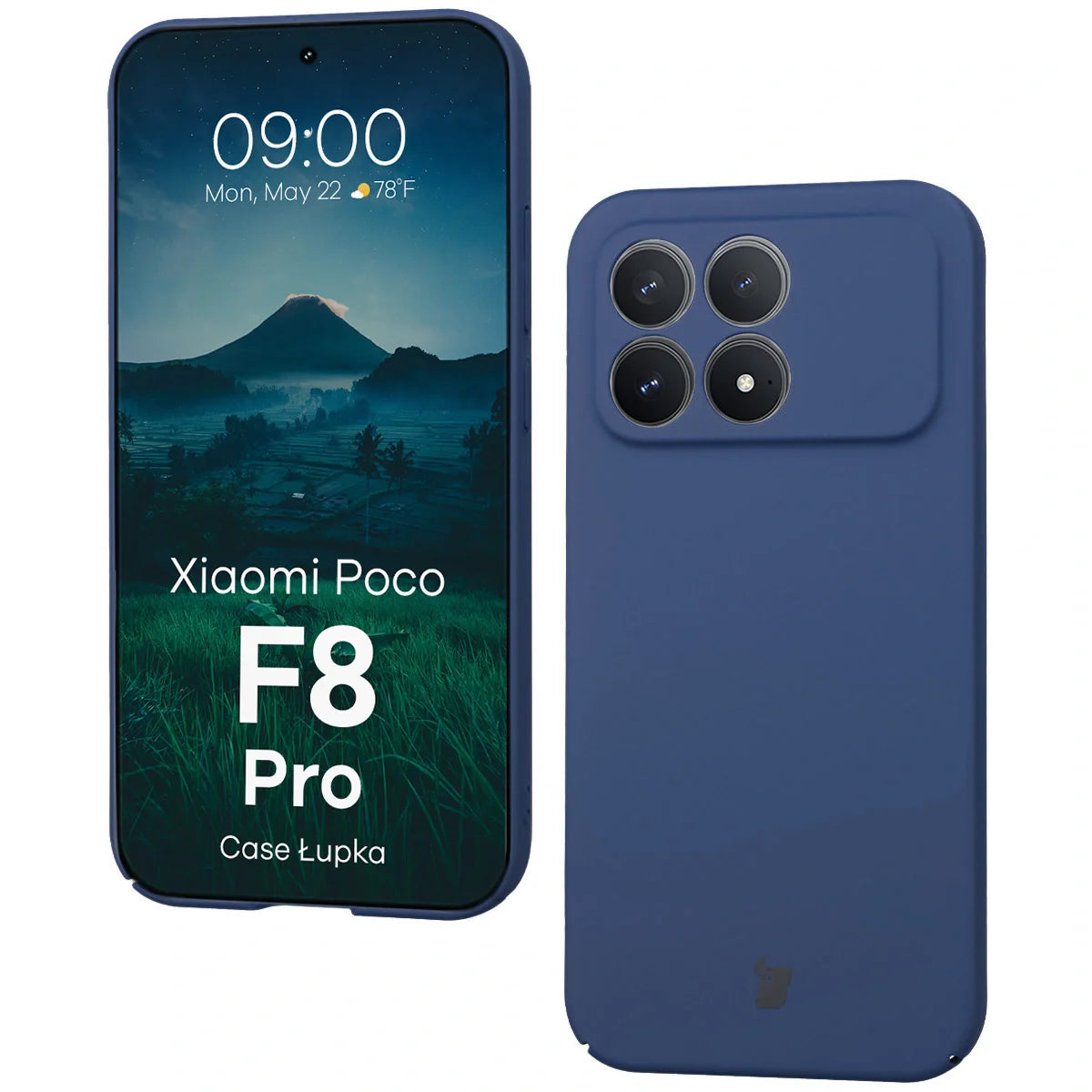 Handyhülle für Xiaomi POCO F8 Pro, Bizon Case Lupka, Blau