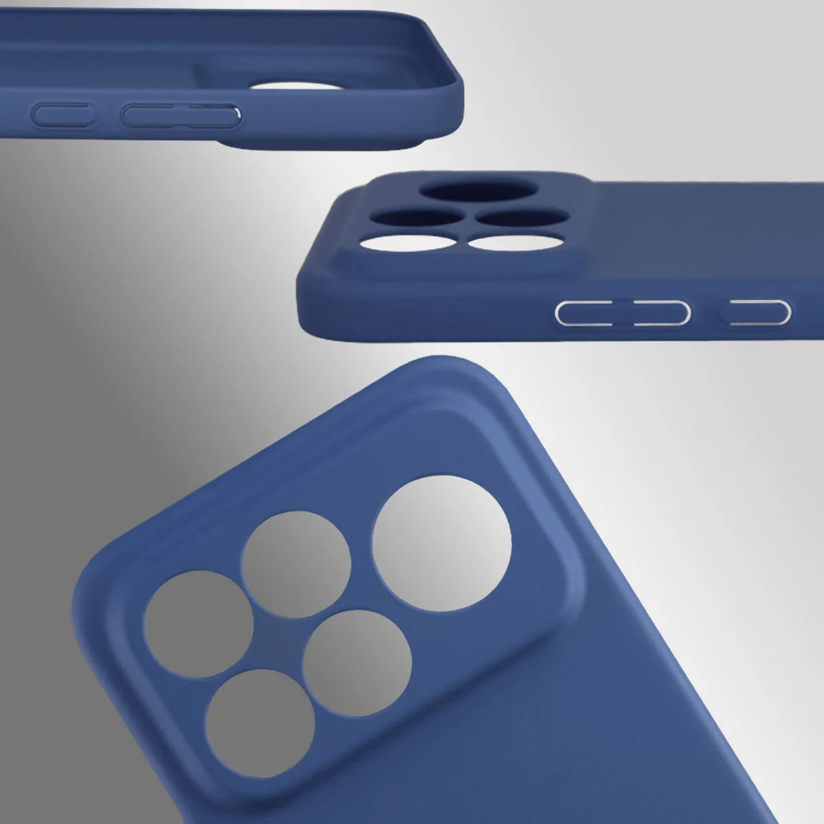 Handyhülle für Xiaomi POCO F9 Pro, Bizon Case Lupka, Blau (4/6)
