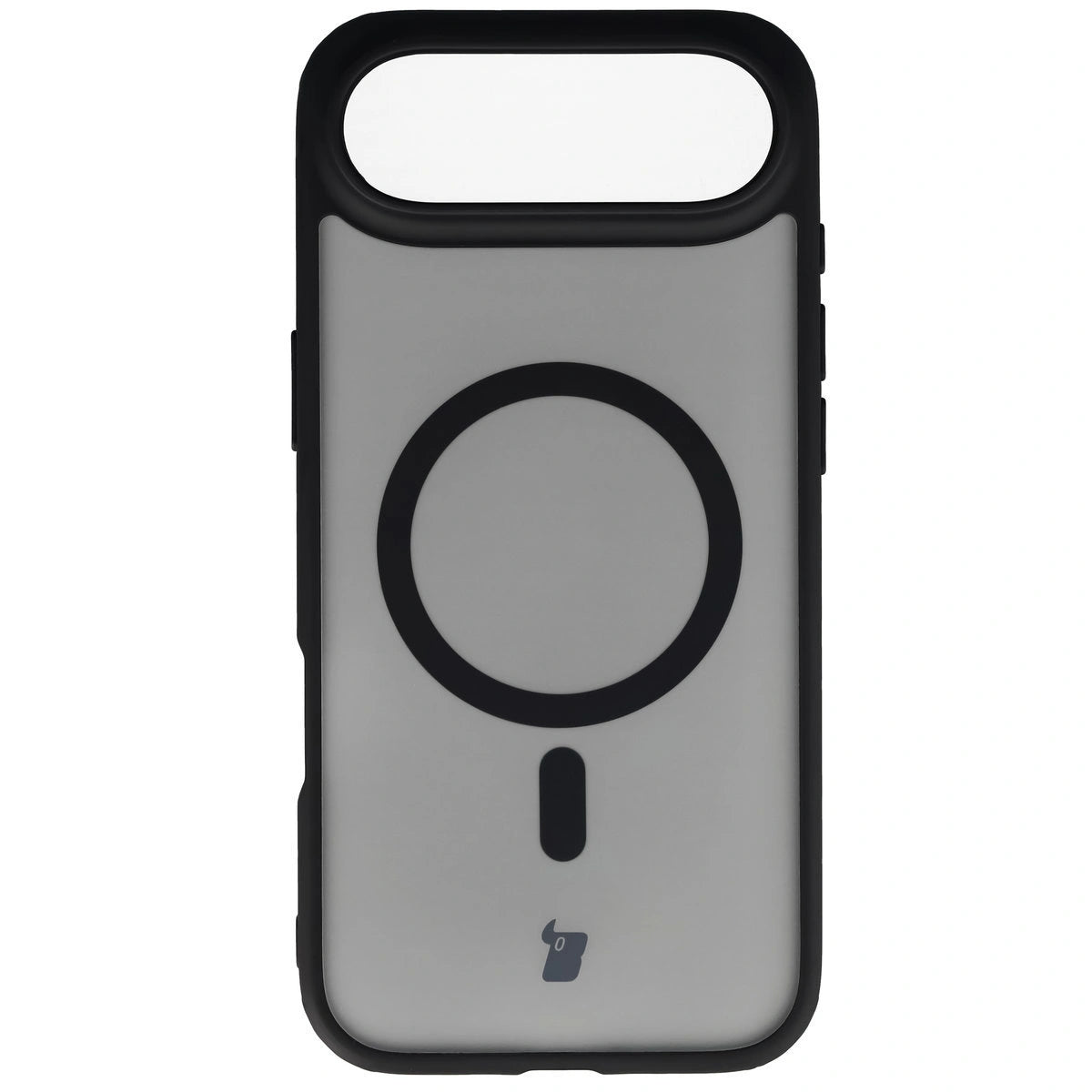 Handyhülle mit Magnetring für iPhone Air, Bizon Case MatteO, Getönt-Schwarz