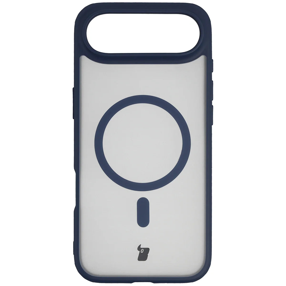 Handyhülle mit Magnetring für iPhone Air, Bizon Case MatteO, Getönt-Dunkelblau