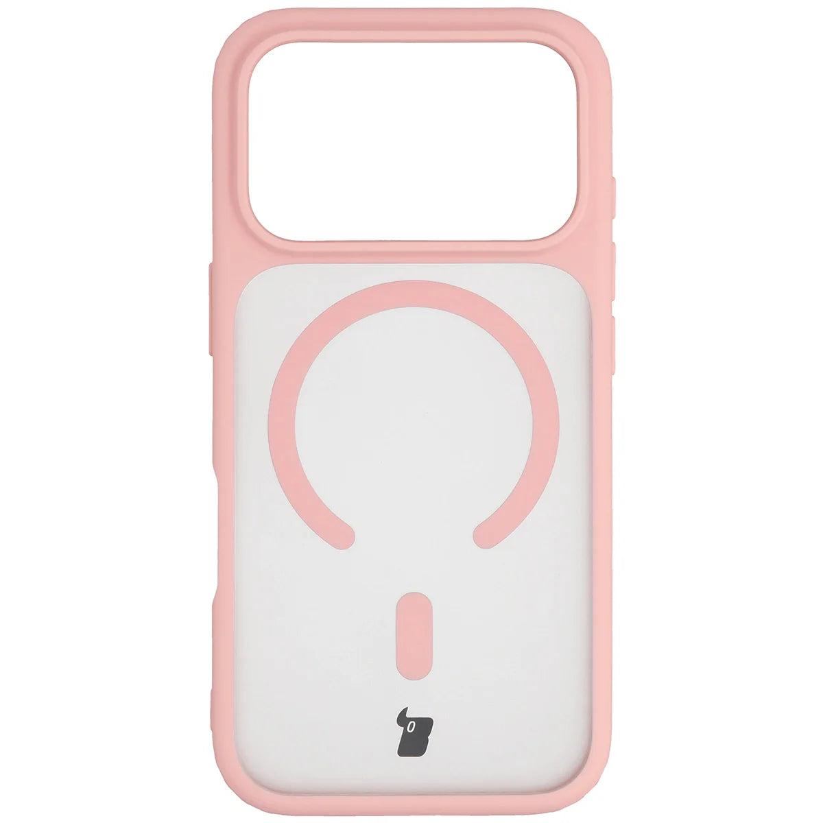 Handyhülle mit Magnetring für iPhone 17 Pro, Bizon Case MatteO, Getönt-Hellrosa