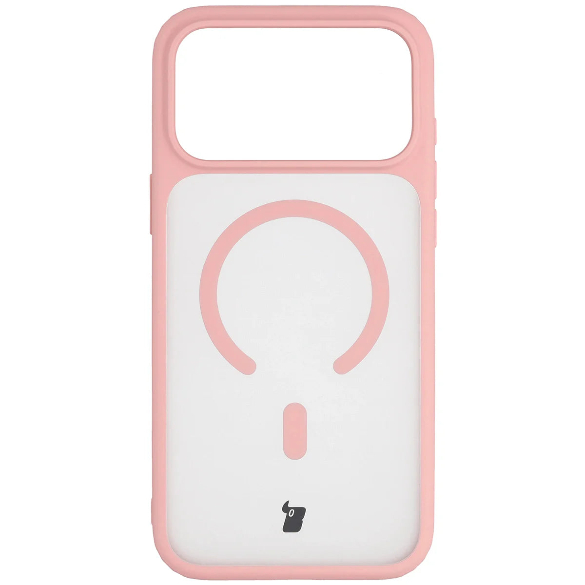 Handyhülle mit Magnetring für iPhone 17 Pro Max, Bizon Case MatteO, Getönt-Hellrosa