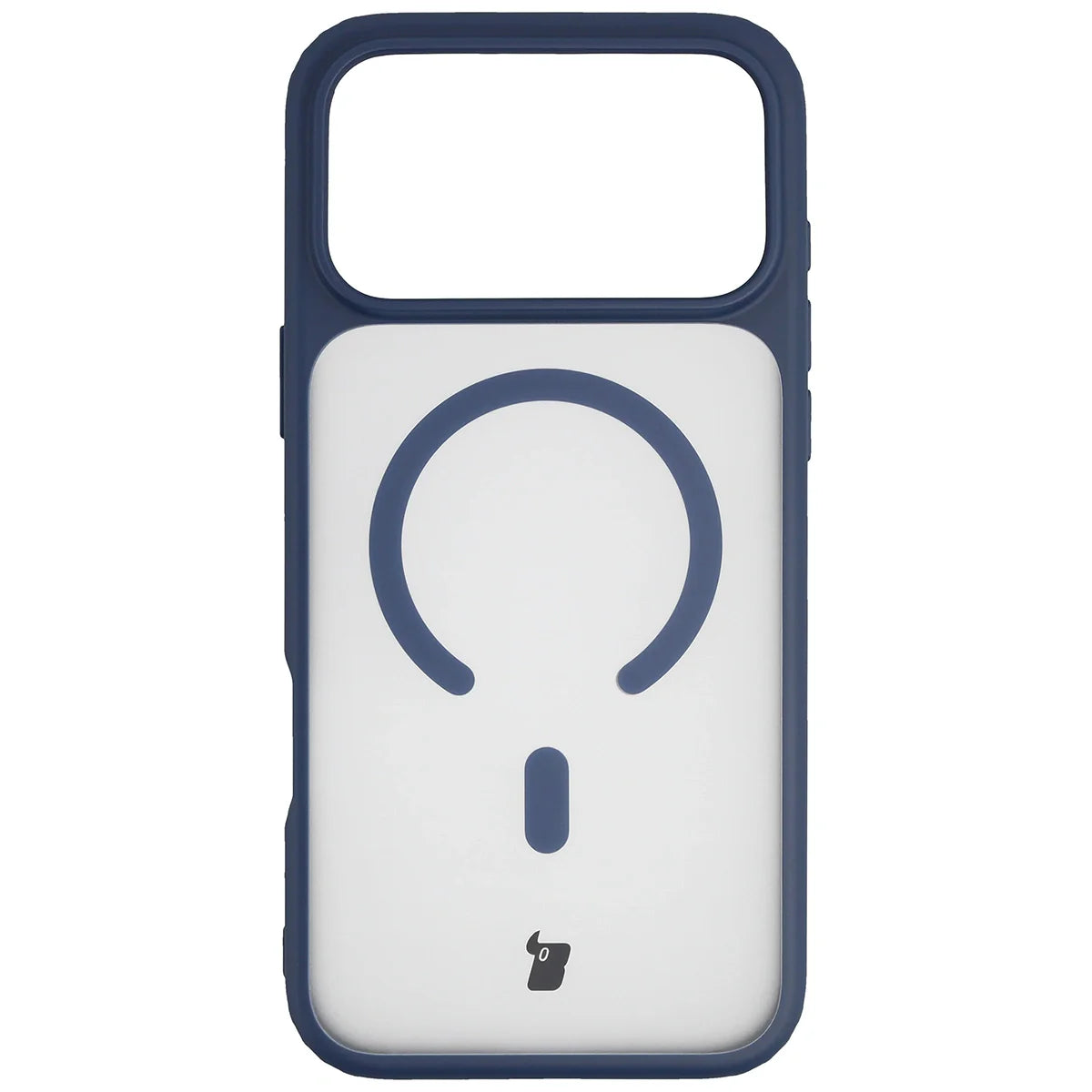 Handyhülle mit Magnetring für iPhone 17 Pro Max, Bizon Case MatteO, Getönt-Dunkelblau
