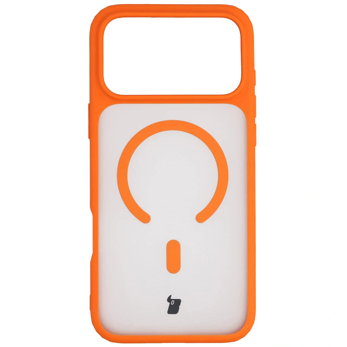 Handyhülle mit Magnetring für iPhone 17 Pro Max, Bizon Case MatteO, Getönt-Orange
