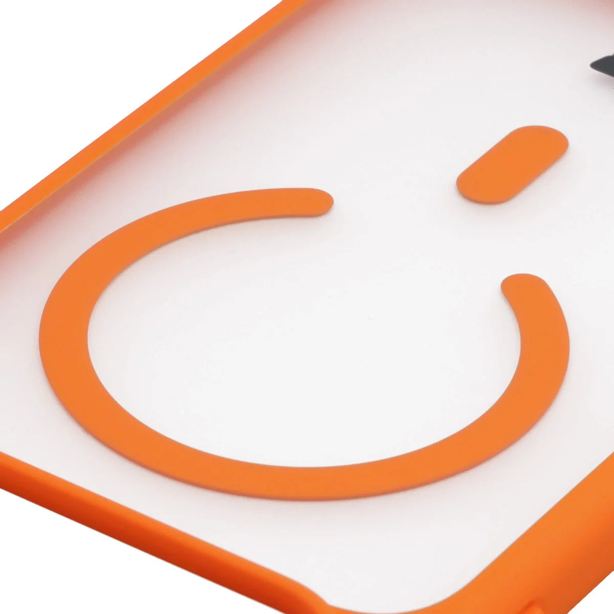 Handyhülle mit Magnetring für iPhone 17 Pro Max, Bizon Case MatteO, Getönt-Orange