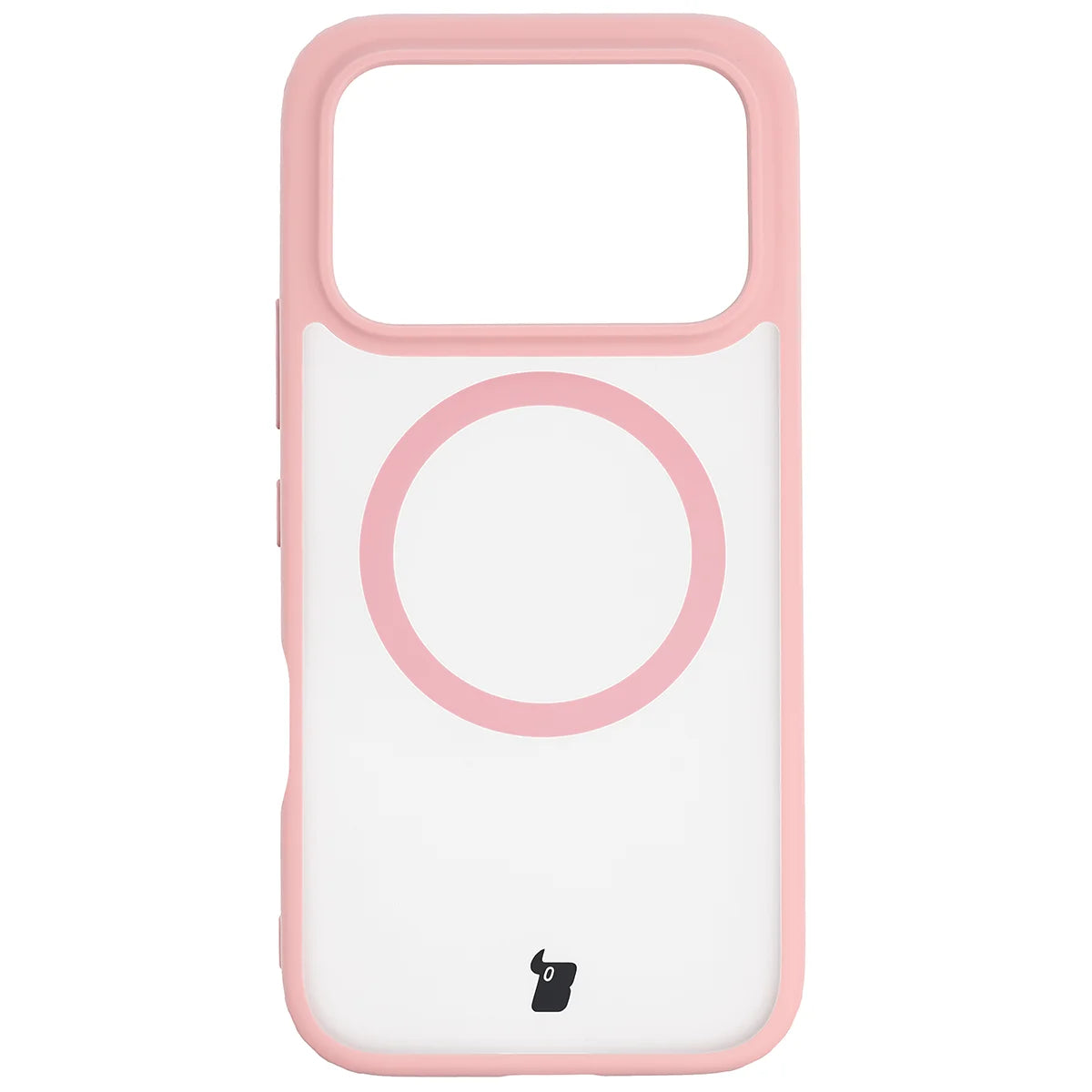Handyhülle mit Magnetring für Honor 600 5G / 600 Pro 5G, Bizon Case MatteO, Getönt-Hellrosa