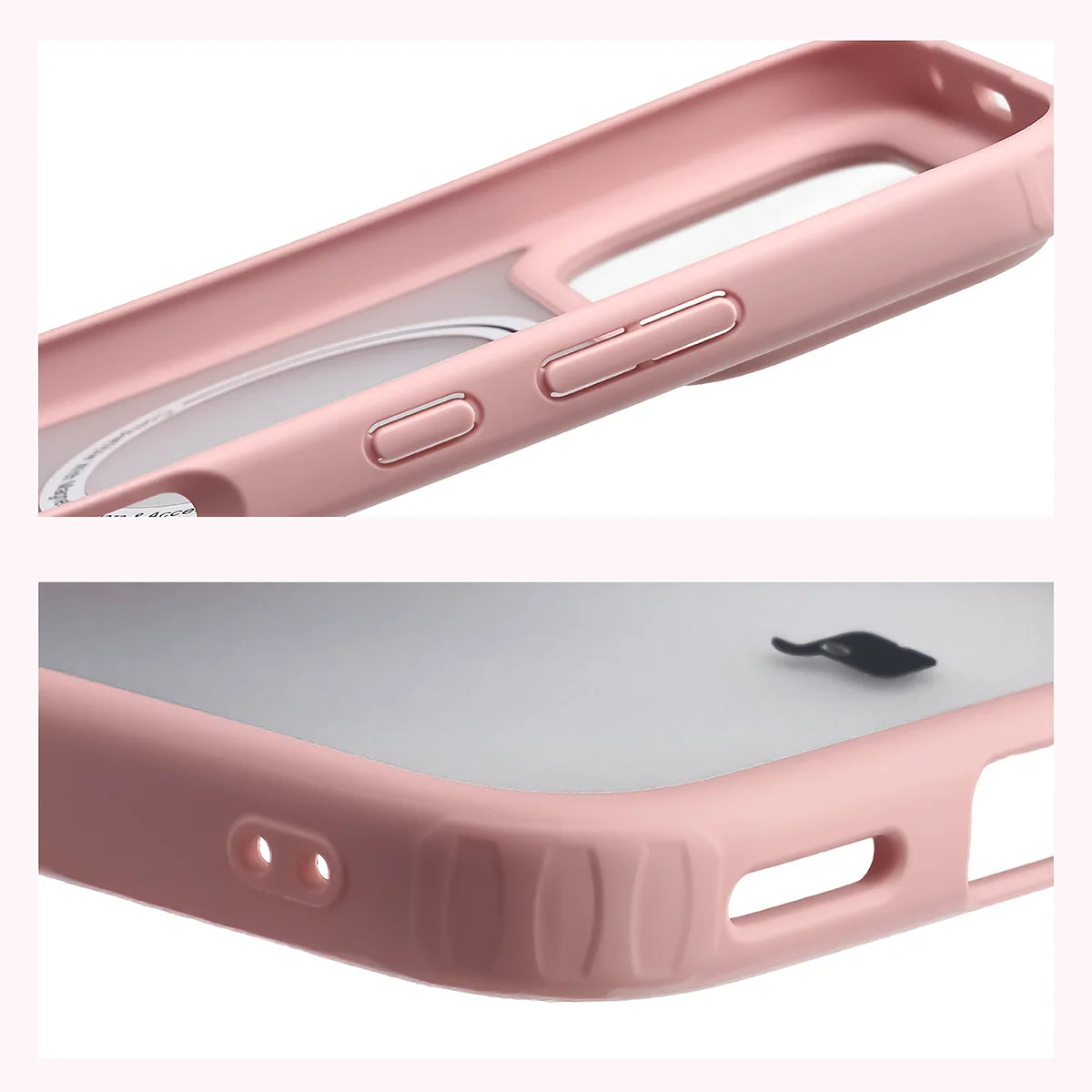 Handyhülle mit Magnetring für Honor 600 5G / 600 Pro 5G, Bizon Case MatteO, Getönt-Hellrosa