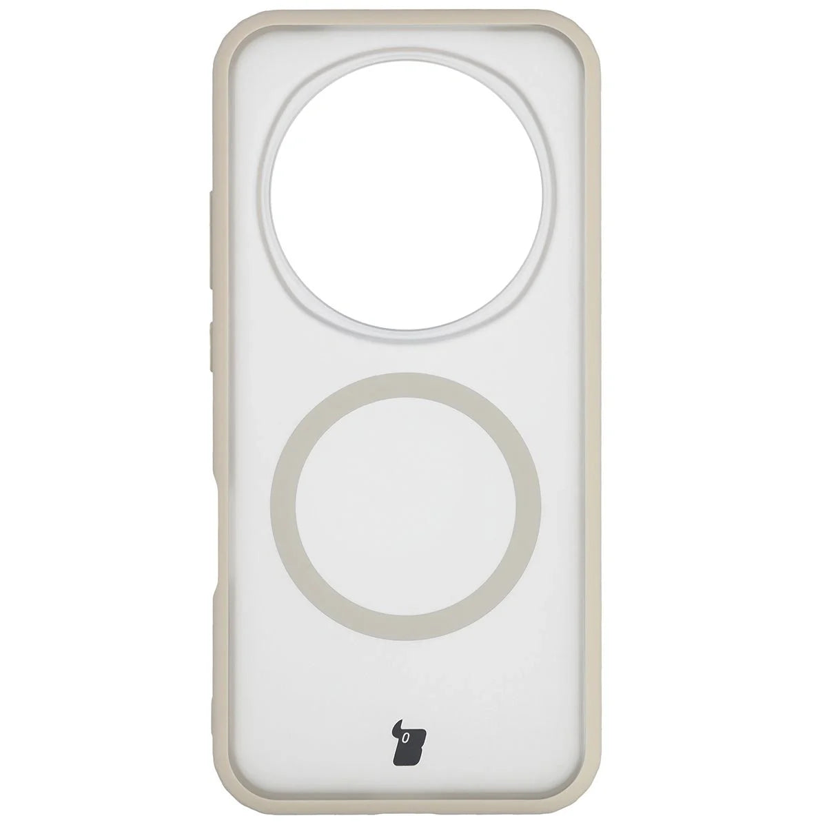 Handyhülle mit Magnetring für Honor Magic8 Pro, Bizon Case MatteO, Getönt-Beige
