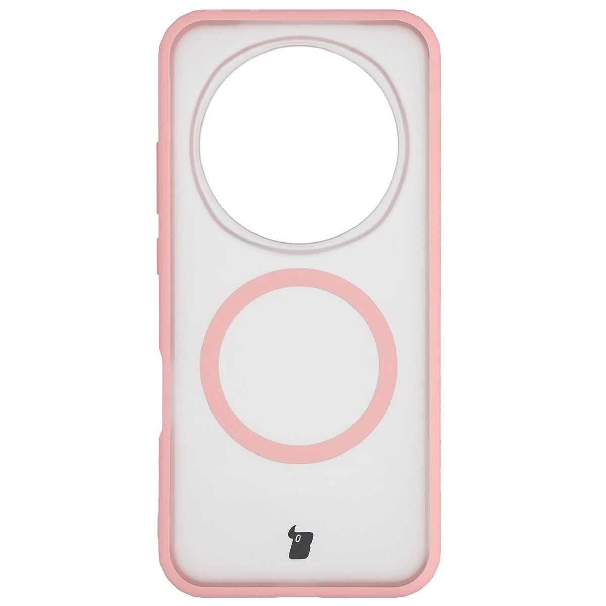 Handyhülle mit Magnetring für Honor Magic8 Pro, Bizon Case MatteO, Getönt-Hellrosa