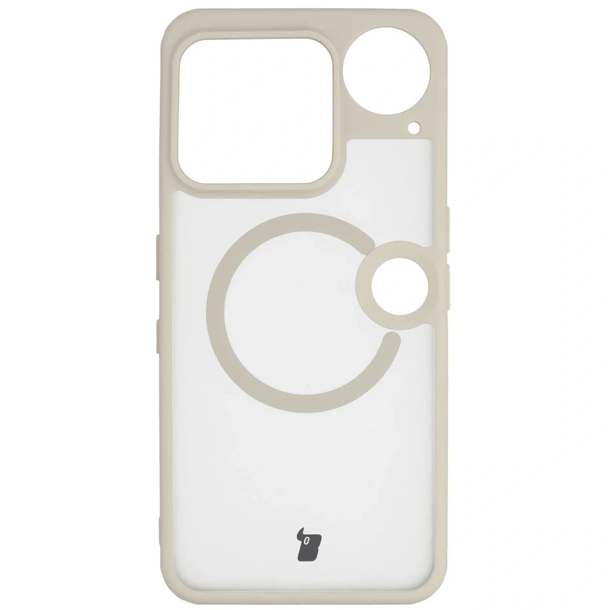 Handyhülle mit Magnetring für Nothing Phone (3), Bizon Case MatteO, Getönt-Beige