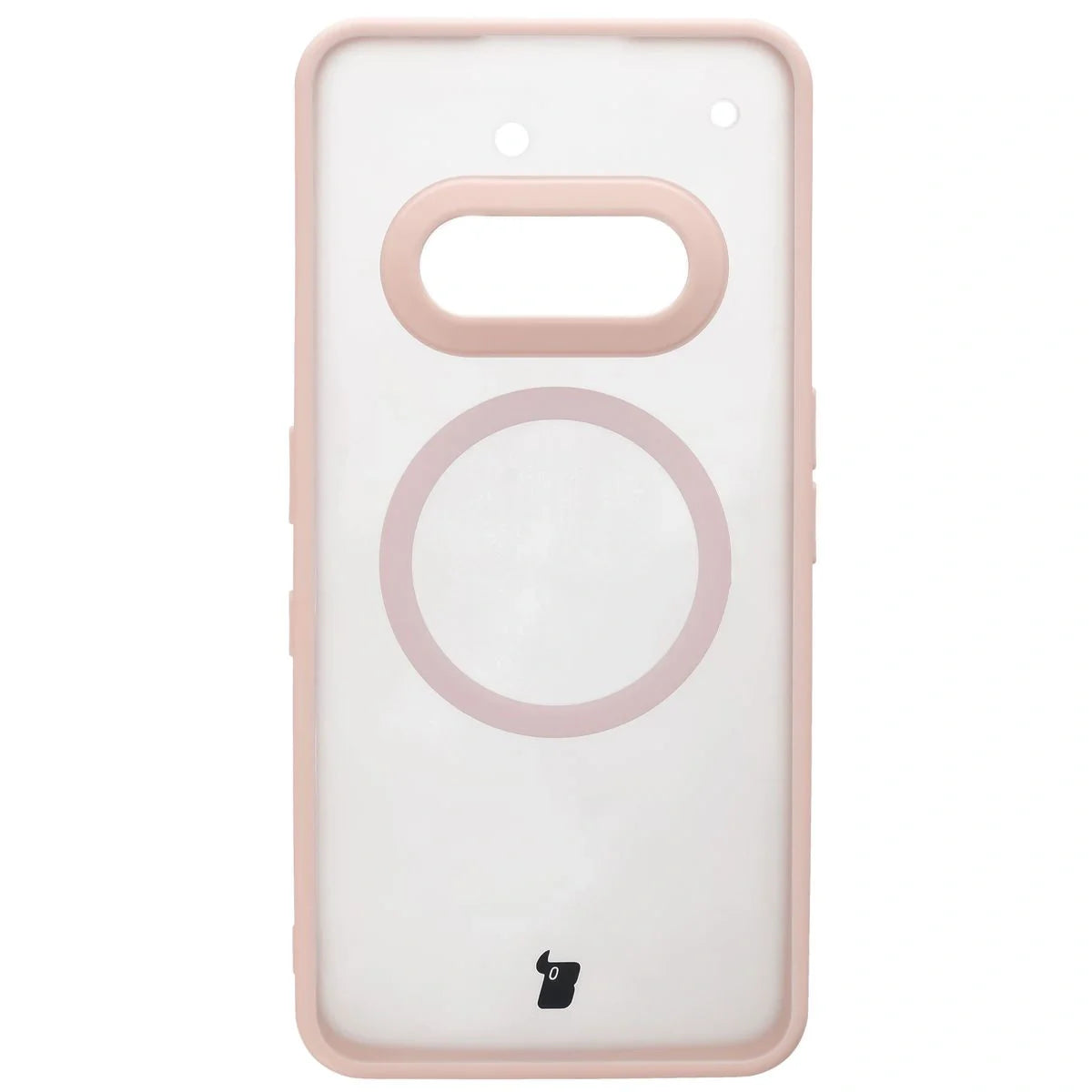 Handyhülle mit Magnetring für Nothing Phone (3a), Bizon Case MatteO, Getönt-Rosa