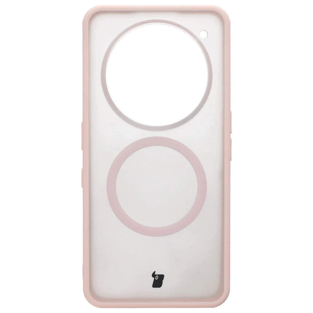 Handyhülle mit Magnetring für Nothing Phone (3a) Pro, Bizon Case MatteO, Getönt-Rosa