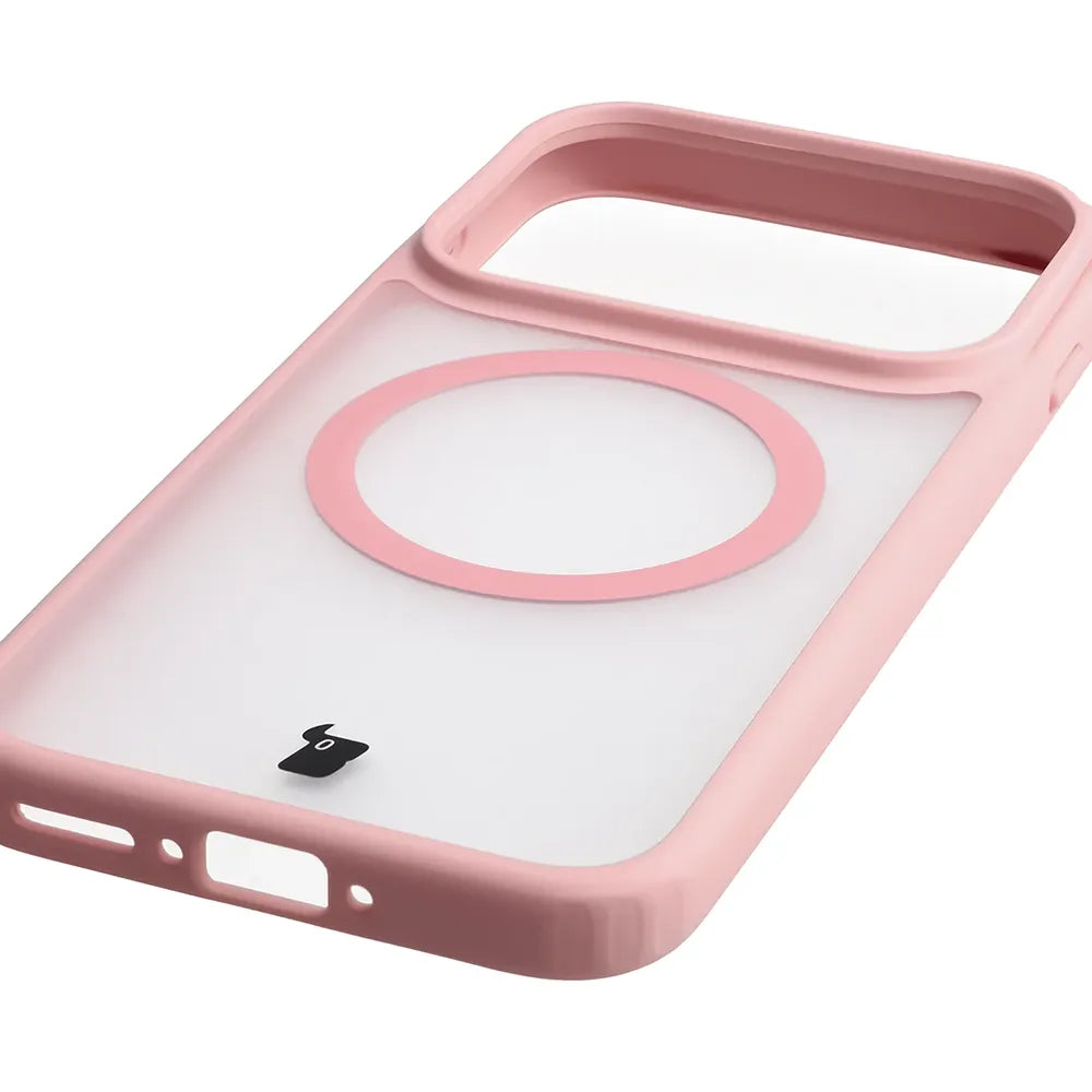Handyhülle mit Magnetring für OPPO Find X10, Bizon Case MatteO, Getönt-Hellrosa (6/8)