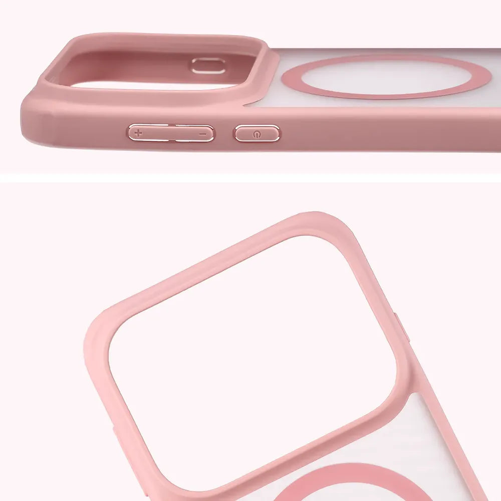 Handyhülle mit Magnetring für OPPO Find X10 Pro Max, Bizon Case MatteO, Getönt-Hellrosa (4/7)