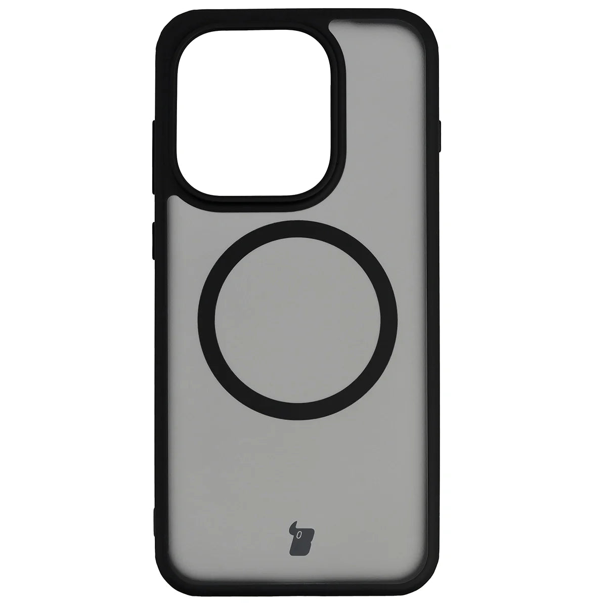 Handyhülle mit Magnetring für Oppo Find X9, Bizon Case MatteO, Getönt-Schwarz