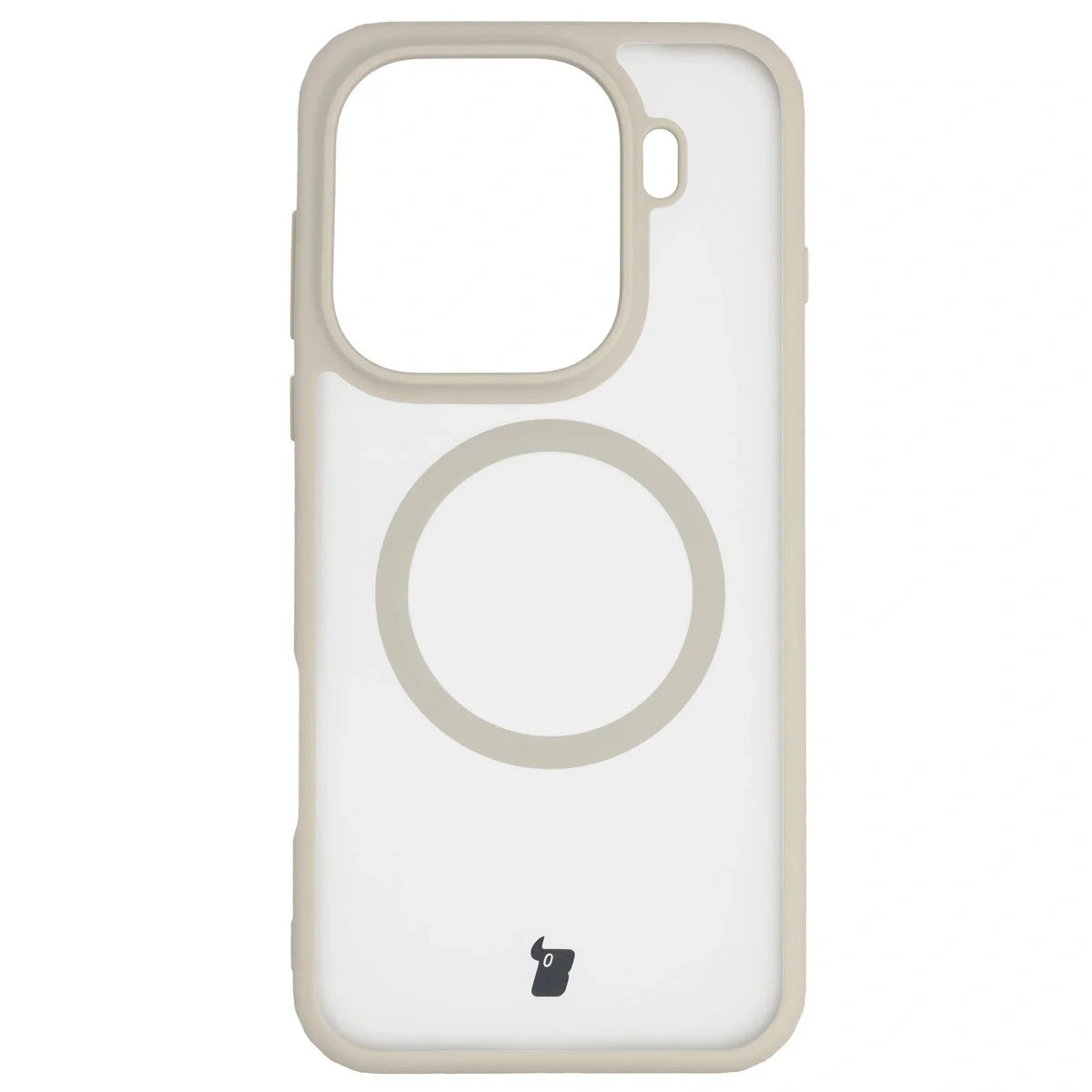 Handyhülle mit Magnetring für Oppo Find X9 Pro, Bizon Case MatteO, Getönt-Beige