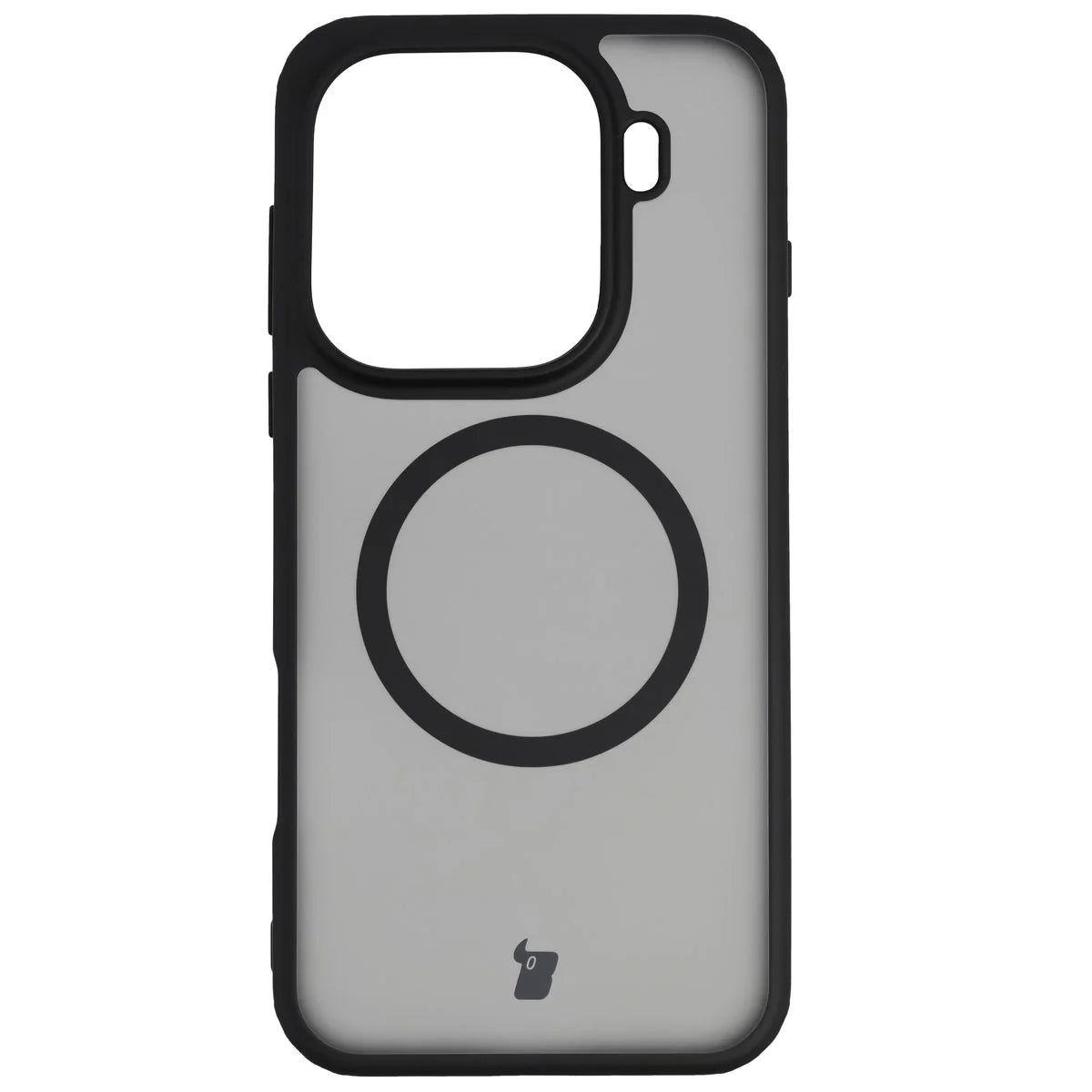 Handyhülle mit Magnetring für Oppo Find X9 Pro, Bizon Case MatteO, Getönt-Schwarz