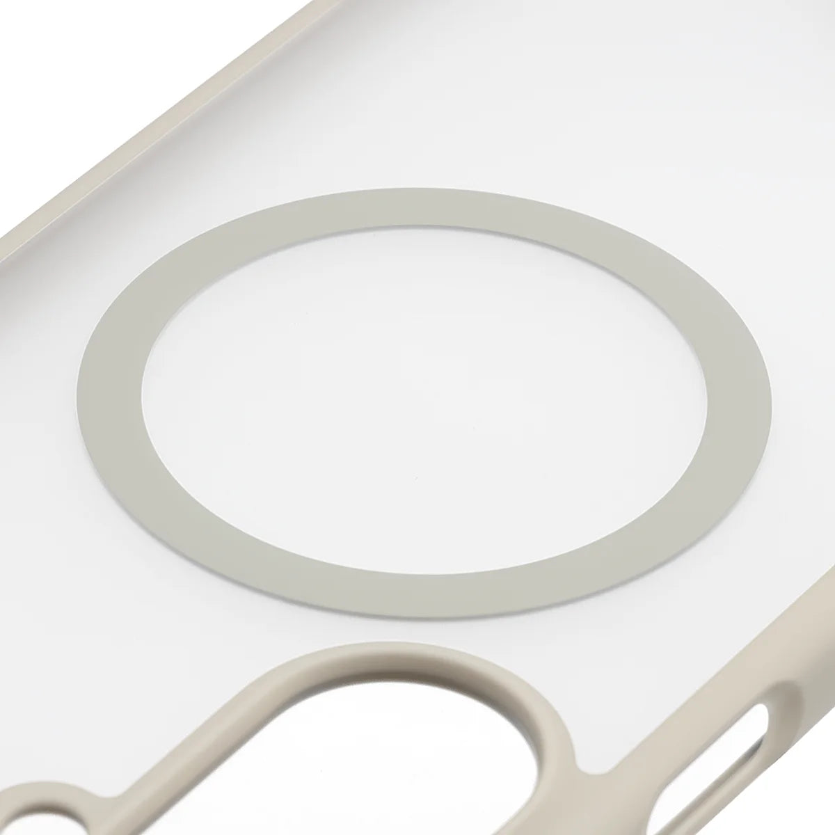 Schutzhülle mit Magnetring + gehärtetem Glas für Galaxy A27 5G, Bizon MatteO Pack, Getönt-Beige