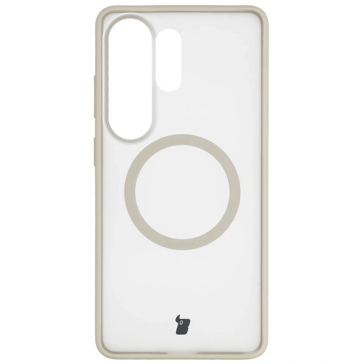 Schutzhülle mit Magnetring + gehärtetem Glas für Galaxy S26 Ultra, Bizon MatteO Pack, Getönt-Schwarz