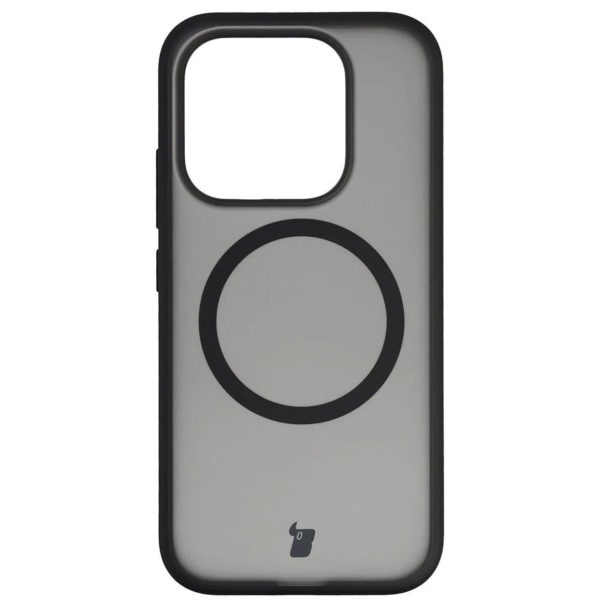 Schutzhülle mit Magnetring + gehärtetem Glas für Xiaomi 17, Bizon MatteO Pack, Getönt-Schwarz
