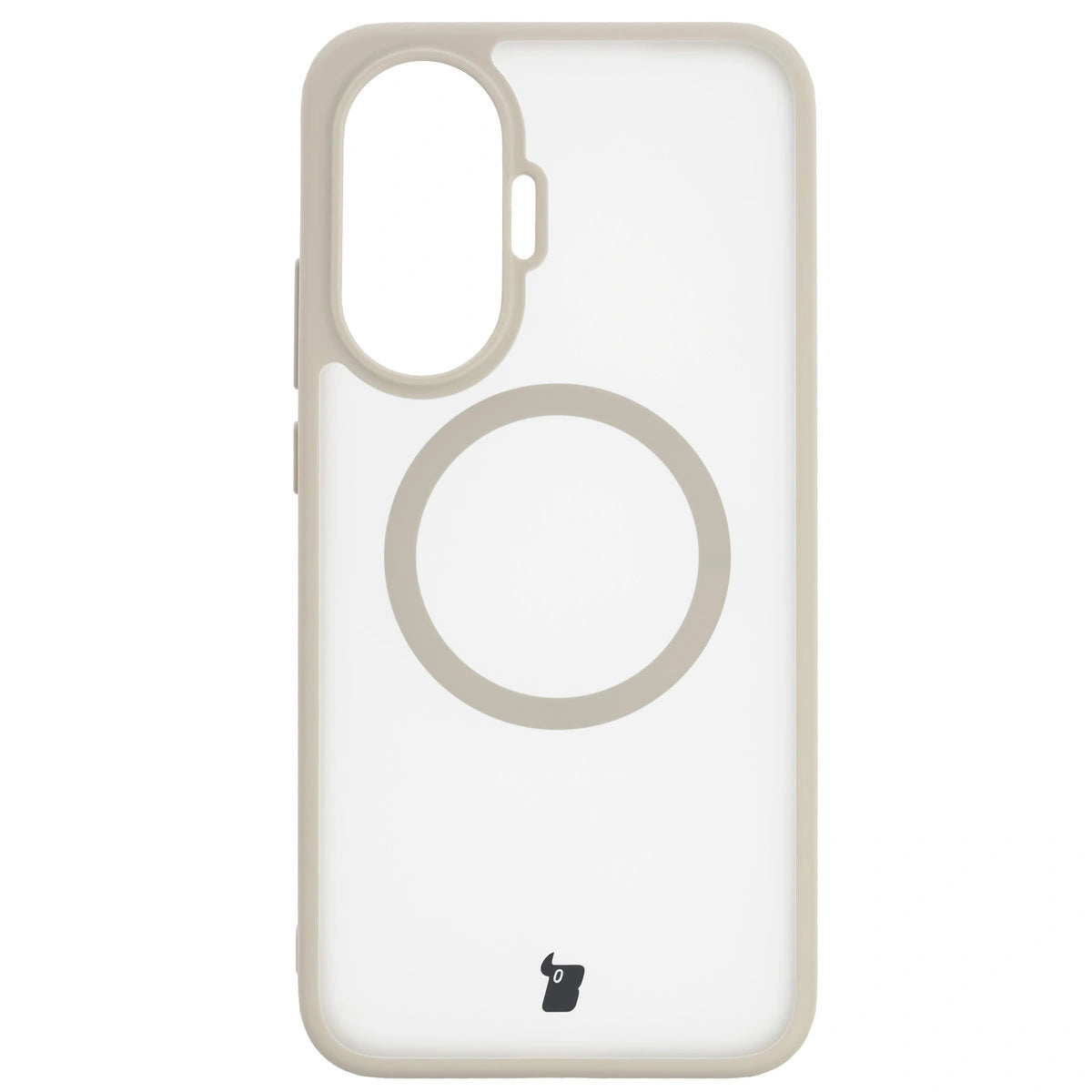 Handyhülle mit Magnetring für Xiaomi POCO F7, Bizon Case MatteO, Getönt-Beige