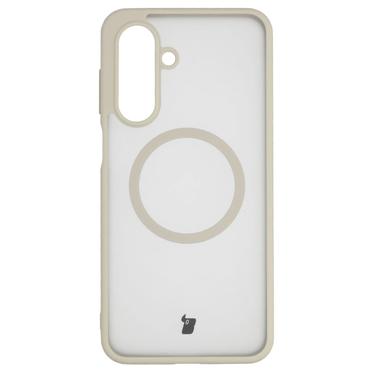 Handyhülle mit Magnetring für Galaxy A17 5G, Bizon Case MatteO, Getönt-Beige