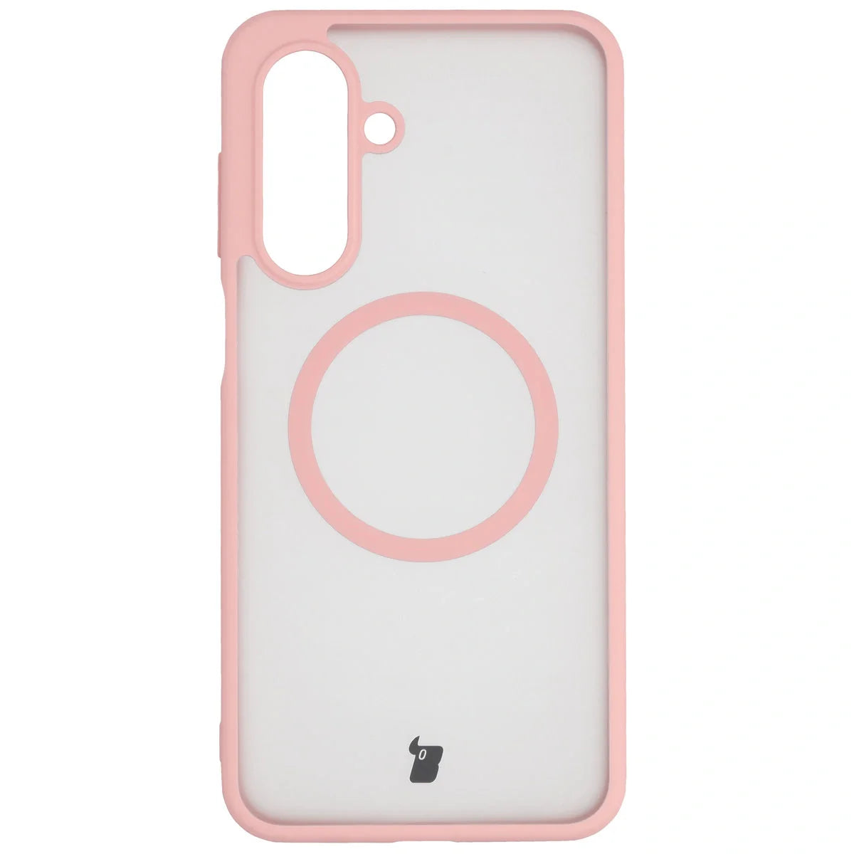 Handyhülle mit Magnetring für Galaxy A17 5G, Bizon Case MatteO, Getönt-Hellrosa