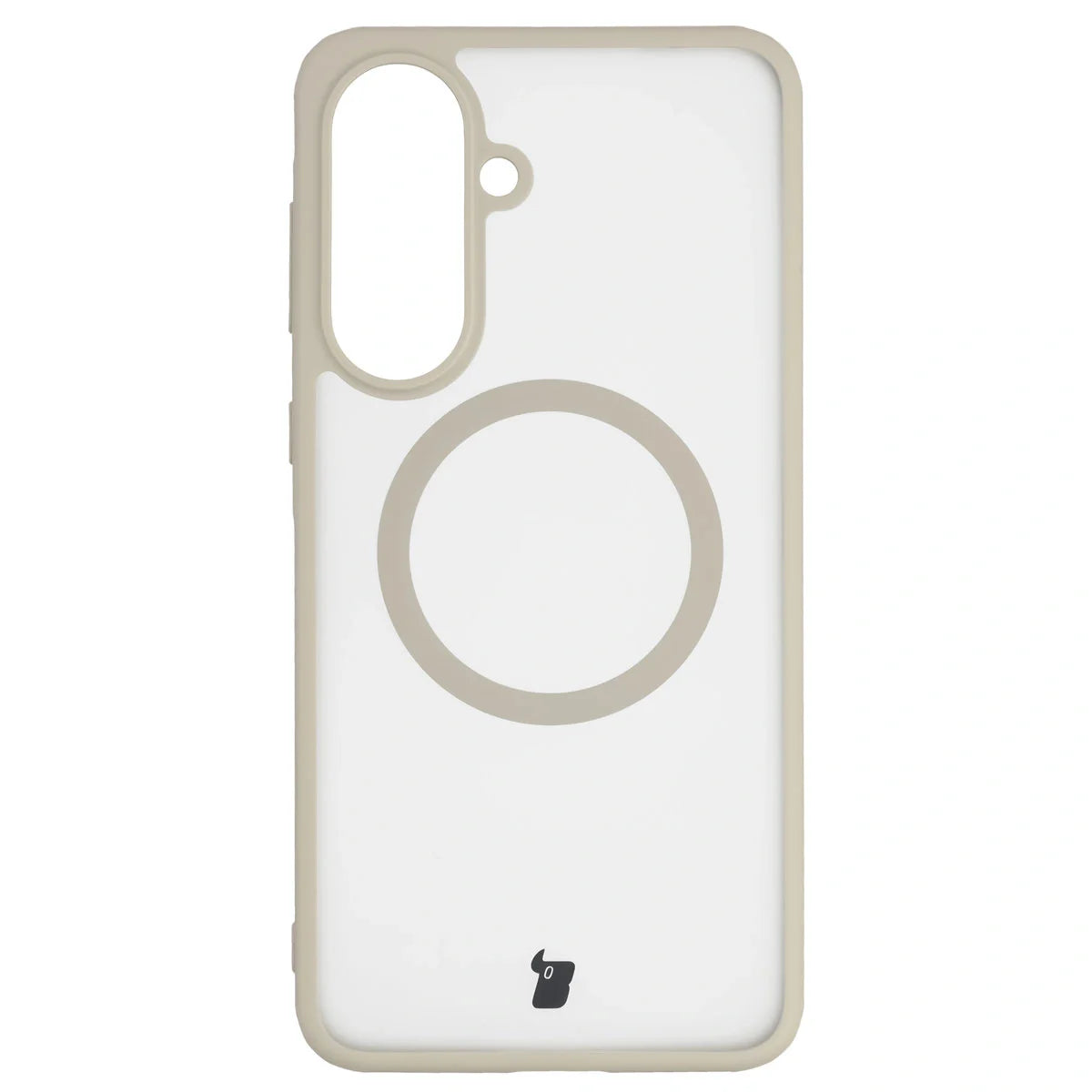 Handyhülle mit Magnetring für Galaxy A57 5G, Bizon Case MatteO, Getönt-Beige