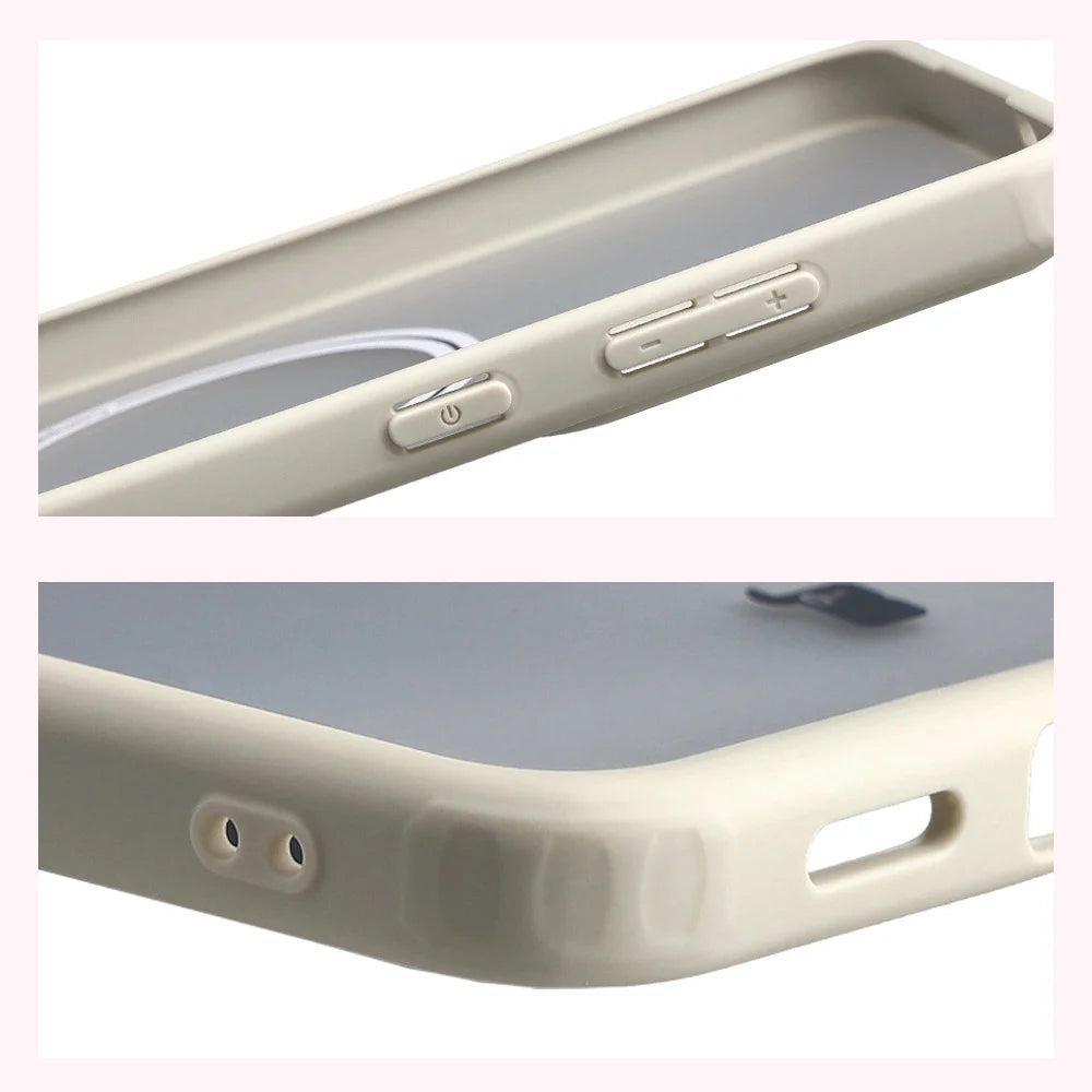 Handyhülle mit Magnetring für Galaxy S26 FE / S25 FE, Bizon Case MatteO, Getönt-Beige (5/7)