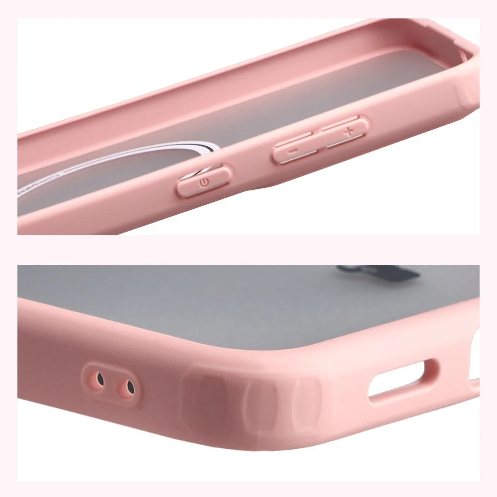 Handyhülle mit Magnetring für Galaxy S26 FE / S25 FE, Bizon Case MatteO, Getönt-Hellrosa (5/7)