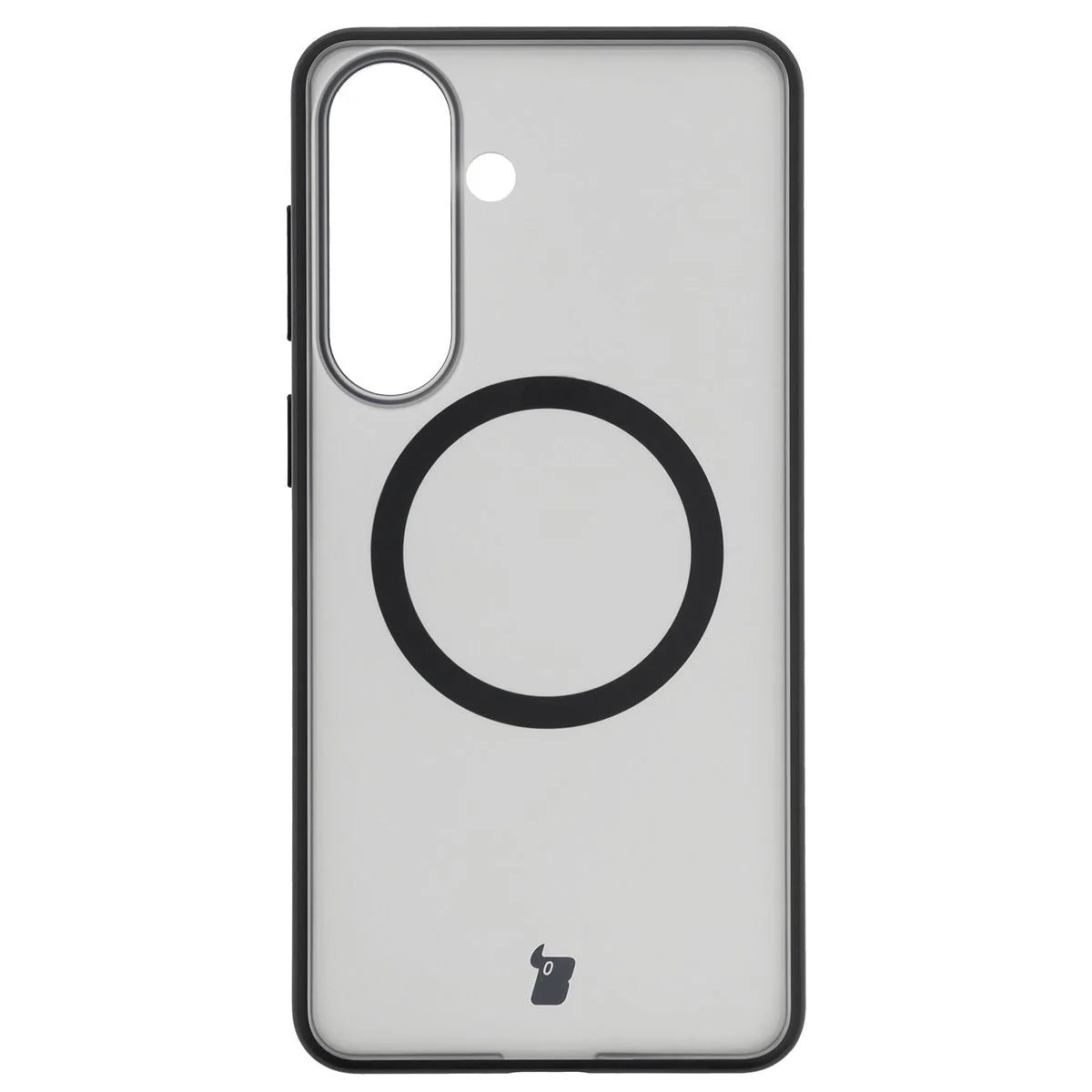 Handyhülle mit Magnetring für Galaxy S26 Plus, Bizon Case MatteO, Getönt-Schwarz