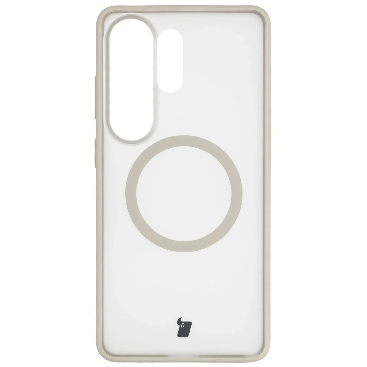 Handyhülle mit Magnetring für Galaxy S26 Ultra, Bizon Case MatteO, Getönt-Beige
