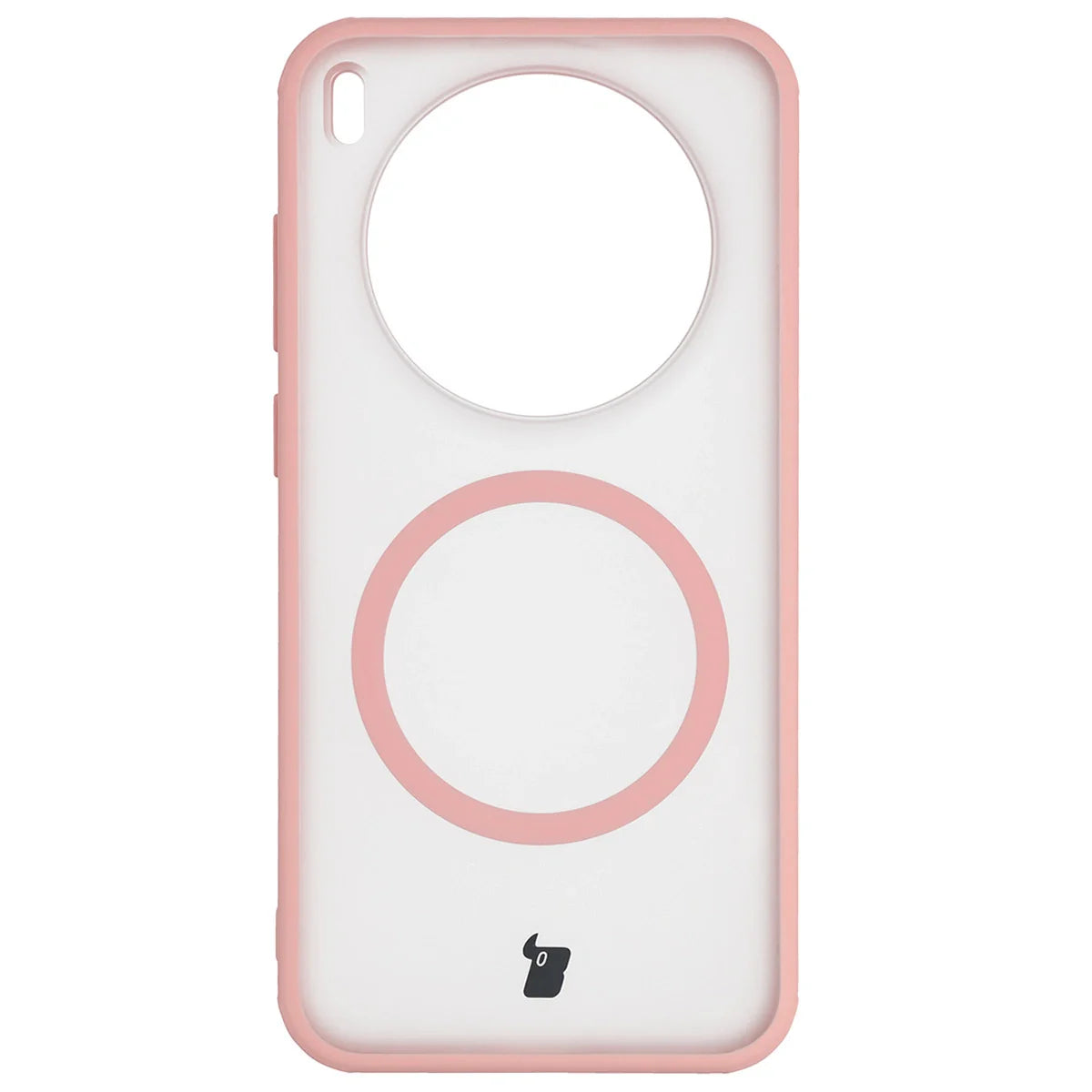 Handyhülle mit Magnetring für Vivo X300, Bizon Case MatteO, Getönt-Hellrosa