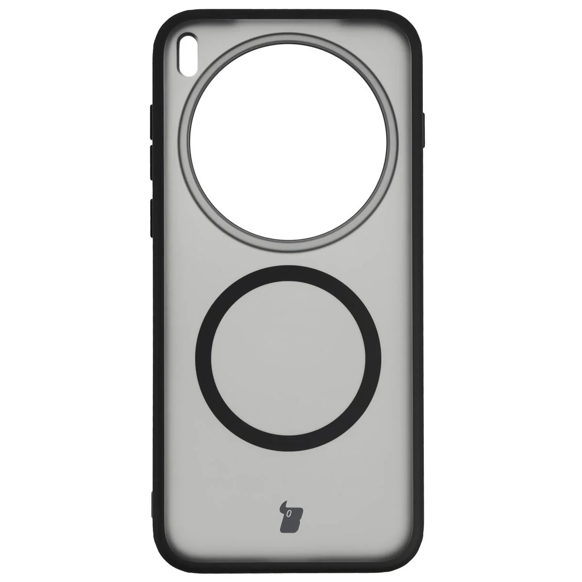 Handyhülle mit Magnetring für Vivo X300 Pro, Bizon Case MatteO, Getönt-Schwarz