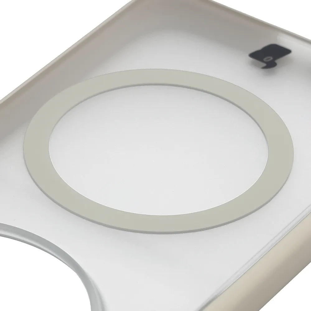 Handyhülle mit Magnetring für Vivo X500 Pro, Bizon Case MatteO, Getönt-Beige (3/7)