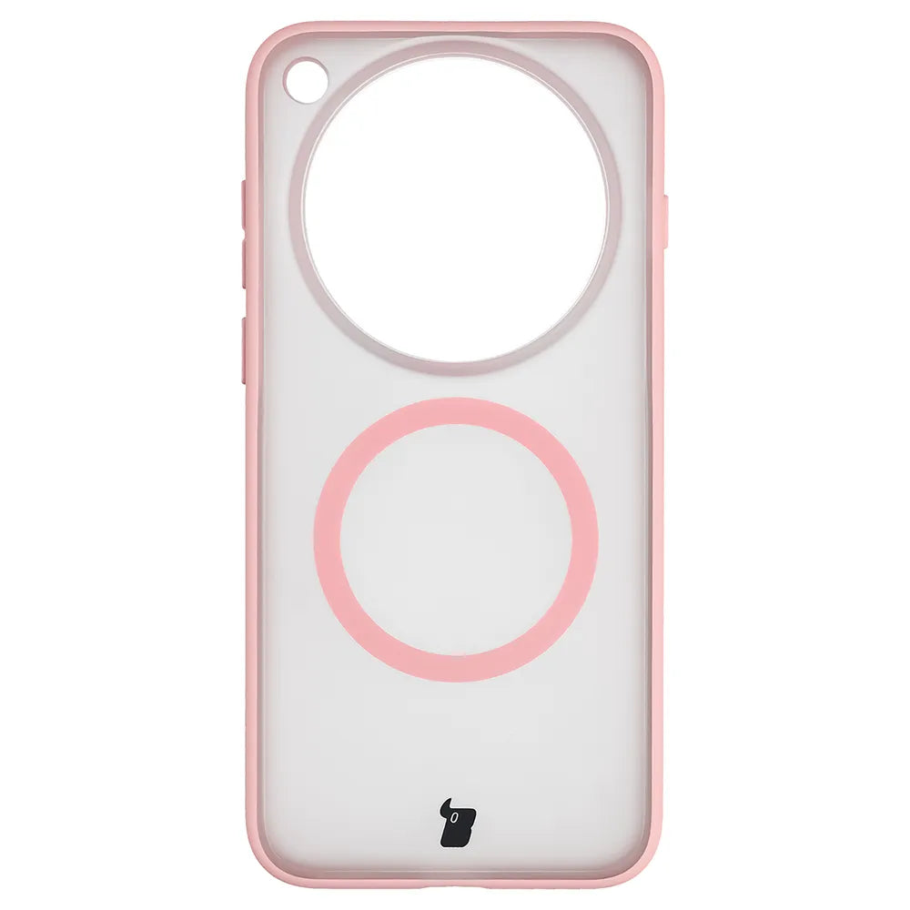 Handyhülle mit Magnetring für Vivo X500 Pro Max, Bizon Case MatteO, Getönt-Hellrosa (2/7)
