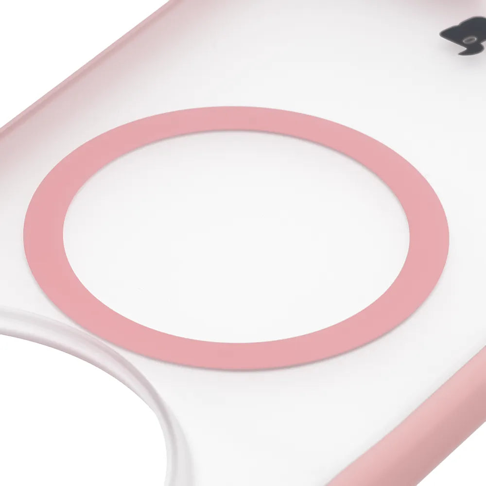 Handyhülle mit Magnetring für Vivo X500 Pro Max, Bizon Case MatteO, Getönt-Hellrosa (3/7)