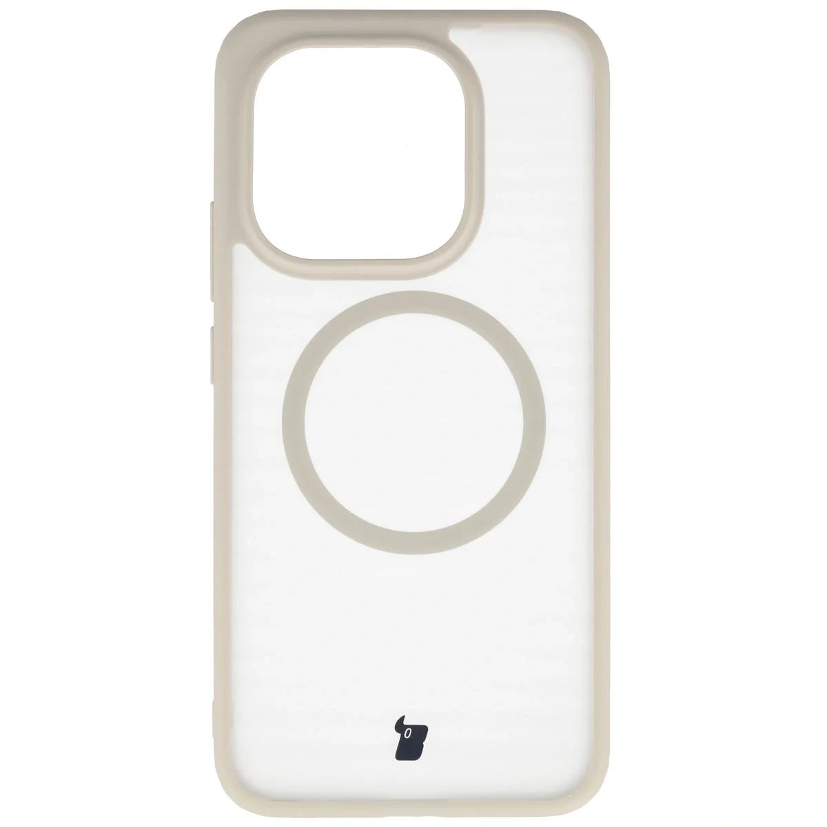 Handyhülle mit Magnetring für Xiaomi 15T, Bizon Case MatteO, Getönt-Beige
